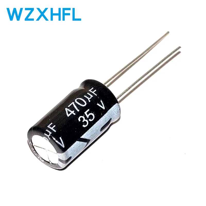

10pcs 35V470UF 10*17mm 470UF 35V 10x17mm DIP Aluminum Electrolytic Capacitor
