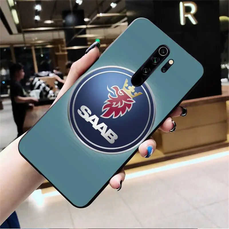 HPCHCJHM крутой автомобильный чехол для телефона с логотипом saab Redmi Note 8 8A 8T 7 6 6A 5 5A 4 4X 4A