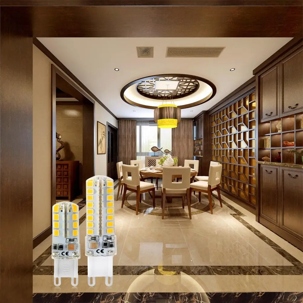 Светодиодная лампа TSLEEN G9 G4 3 Вт 4 5 7 8 9 кукурузная E14 E12 220 В 12 SMD 2835 светодиодная на 360