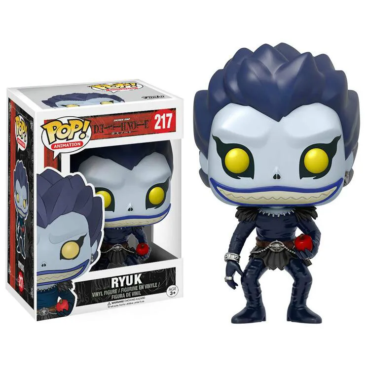 Экшн фигурка Funko POP тетрадь смерти L и Рюк (с тортом) из ПВХ коллекционные игрушки