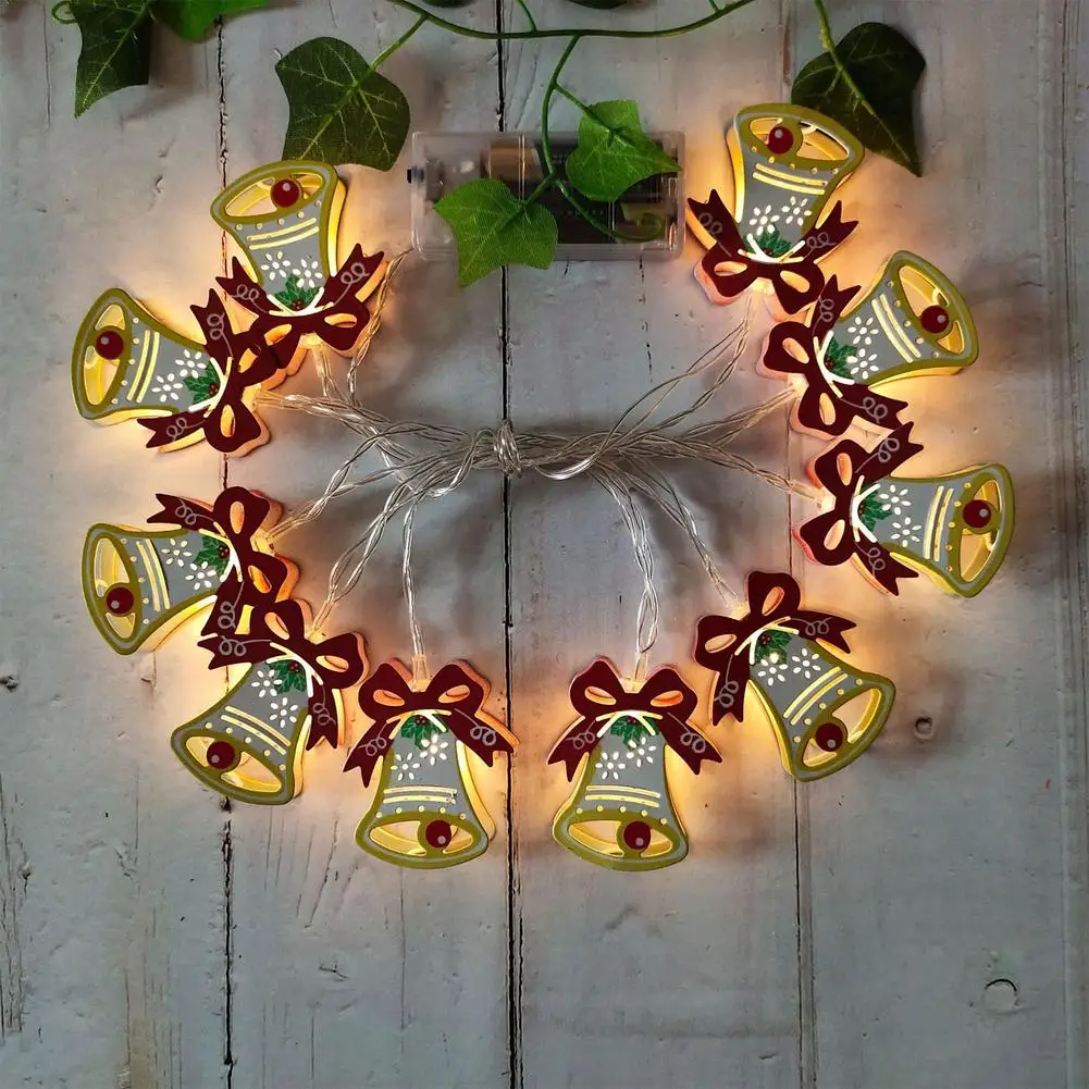 

Christmas Lights Led 1.5m Curtain Light Garland Star Bells Decor for Home Fairy Lights Outdoor/Indoor Festival String Light IP44