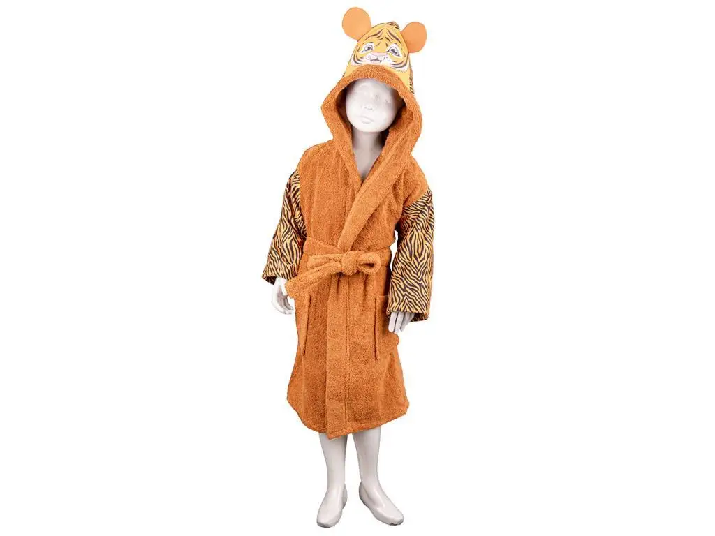 

Lion 100 Cotton Child Robe Mustard 13-14 Age