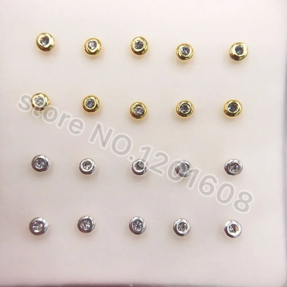 2020 Новое поступление серьги для пирсинга носа из серебра 925 пробы с кристаллами