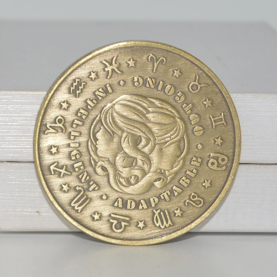 Созвездия Антикварная Серебряная Памятная монета коллекционные монеты в