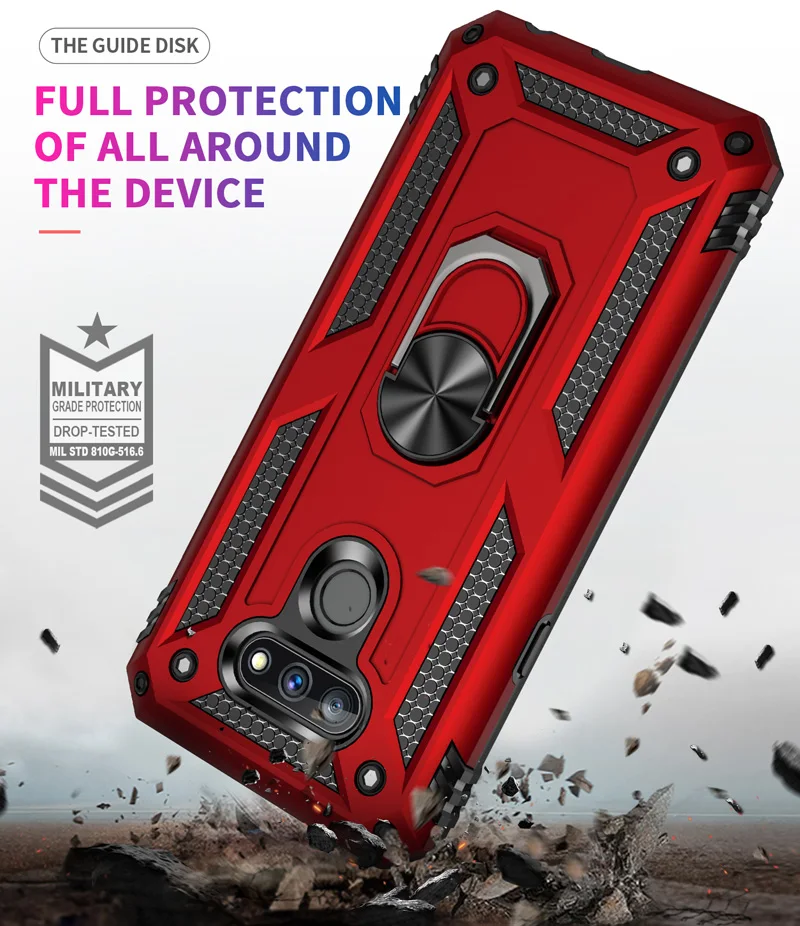 Военная Униформа прочный защитный чехол для LG Harmony 4 Броня Высокая ударная