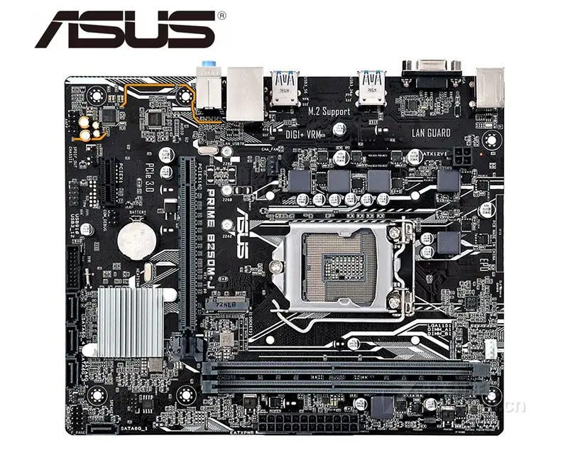 Используется ASUS PRIME B250M J оригинальная материнская плата для LGA 1151 DDR4 USB3.0 USB3.1