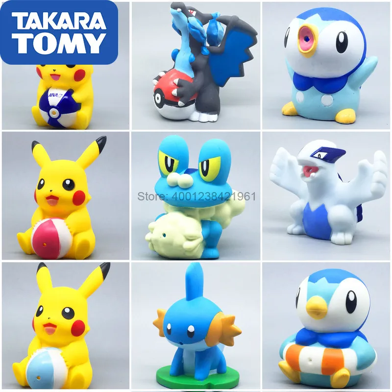 

Genuine Pokemon Doll Large Soft Rubber MEGA Charizard Lugia Pikachu Model Cute Figurine Action Figure Collections Kidsa Gifts