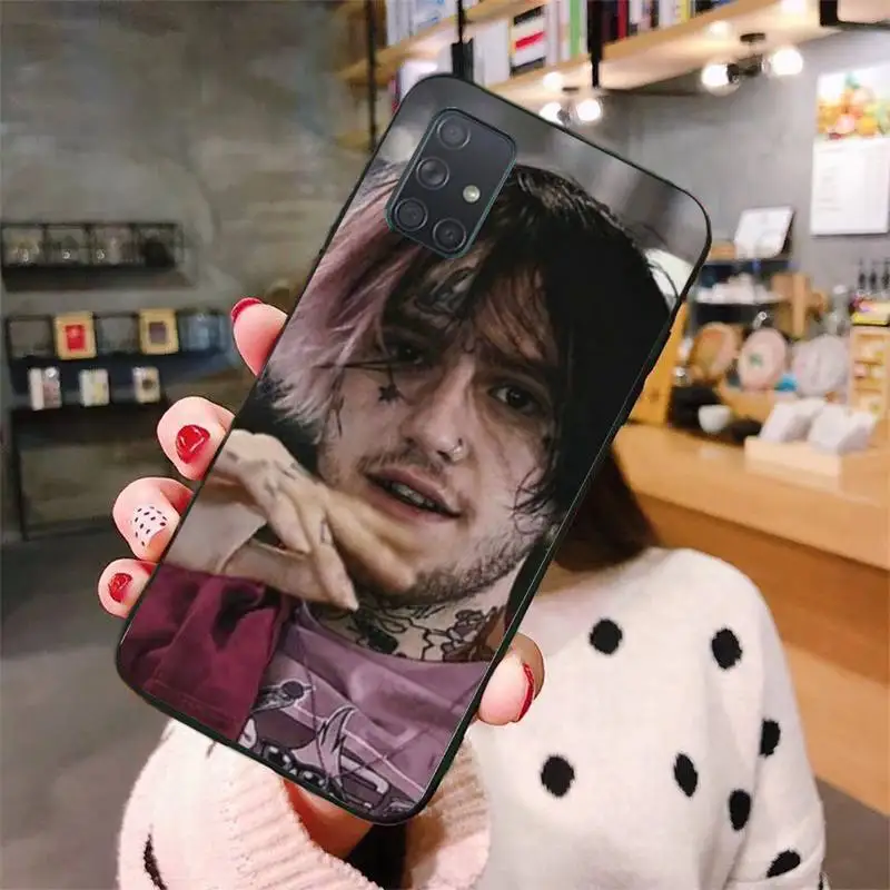 

Rapper Lil Peep Bo Peep Phone Case For Samsung Galaxy A50 A30S A50S A71 70 A10 A51 Soft Case Fundas