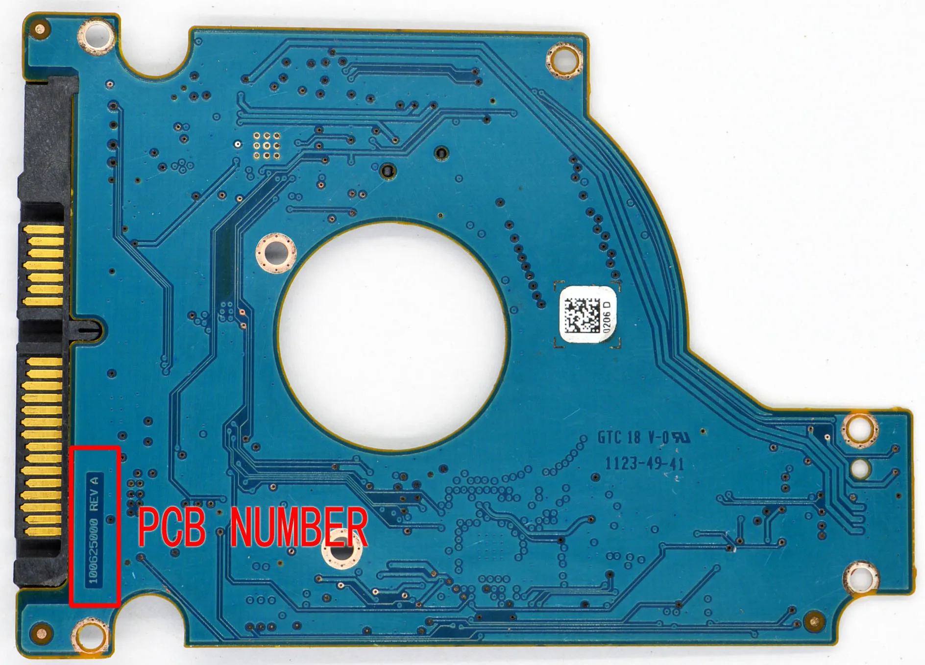 Seagate части жесткого диска PCB Логическая плата печатная плата/100625000 REV A/0206/1006532305