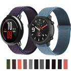 Ремешок нейлоновый 22 мм для смарт-часов Xiaomi Huami Amazfit GTR 2 2EGTR 47 мм, женский браслет для Amazfit Stratos 32 2S PACE