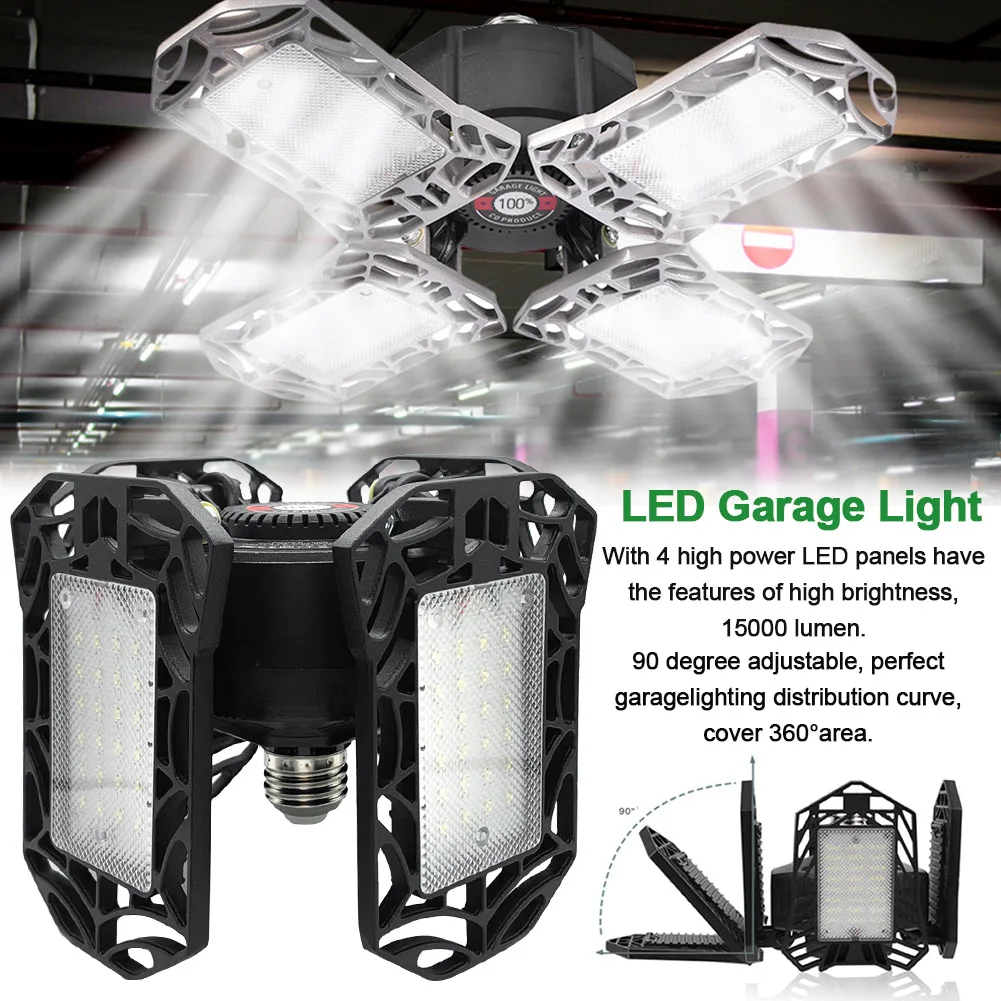 

150 Вт, лм, легкая установка, деформируемый Ультраяркий подвал, гимнастический зал, светодиодный светильник для гаража, мастерсветильник, дне...