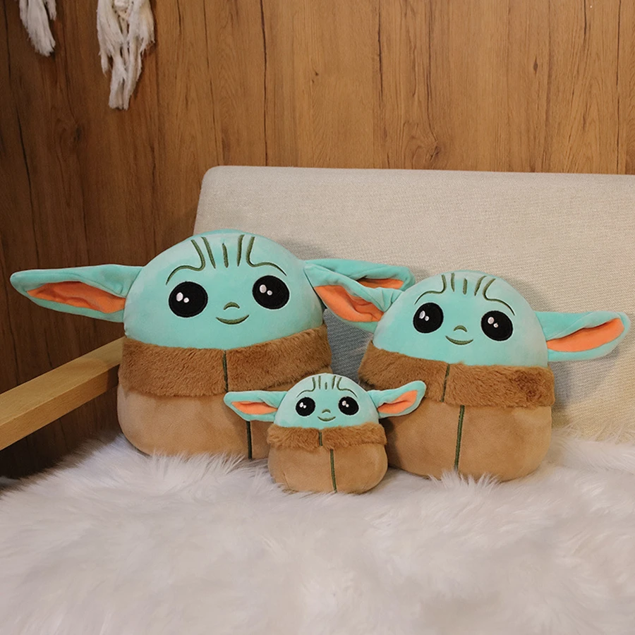 

13CM Disney Baby Yoda Plush Toy Cartoon Mandalorian Pillow Stuffed Doll Cute Dolls Star Wars Plush Toys Girl Kids Birthday Gifts