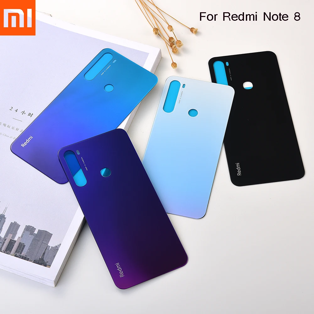 Xiaomi Redmi Note8 Note 8 задняя крышка батарейного отсека стеклянная дверь корпус панель