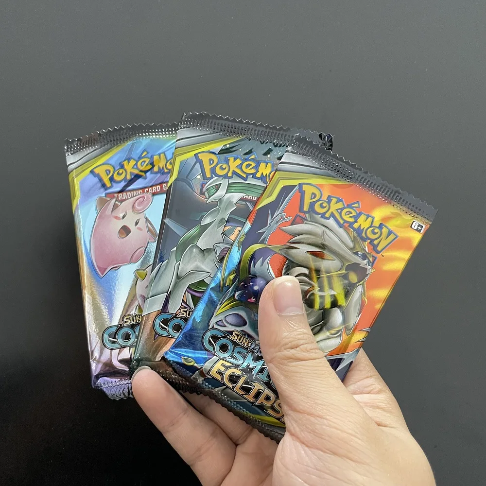 

324Pcs/box Pokemon cards TCG: Sun & Moon Cosmic Eclipse Booster Box Game Collectible Trading Card Set Child gift