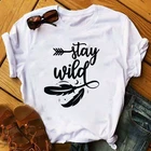 Женская футболка Летняя одежда для путешествий в горы Женская одежда с принтом Топ Женская футболка с графическим дизайном