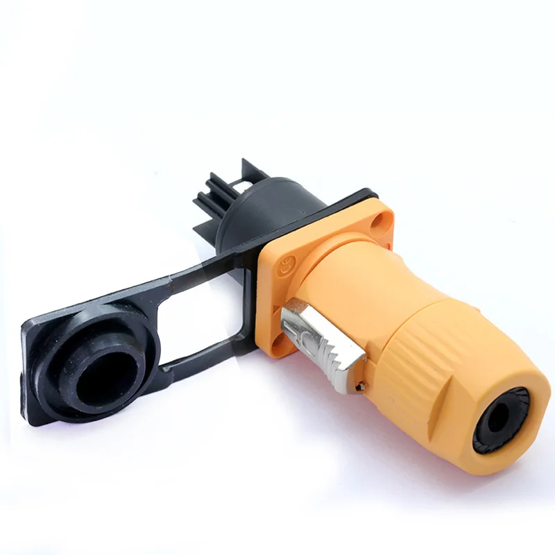 10 шт./5 комплектов водонепроницаемый 3-контактный разъем питания переменного тока