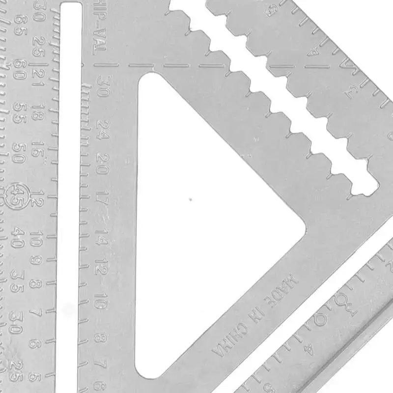 

screwdriver set Multifunctional Triangular Angle Protractor Aluminum Alloy Measuring Ruler Miter Hand Tools 12in