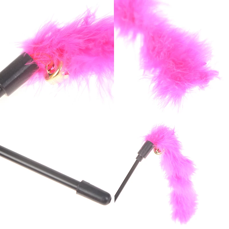 

Интерактивная игрушка с помпоном и перьями для домашних животных