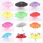Портативный зонтик для кукол-Реборн, 18 дюймов, 43 см, 15 цветов