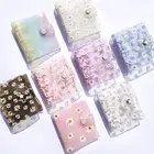 Мини-блокнот А8, прозрачный, с 3 отверстиями, на спирали