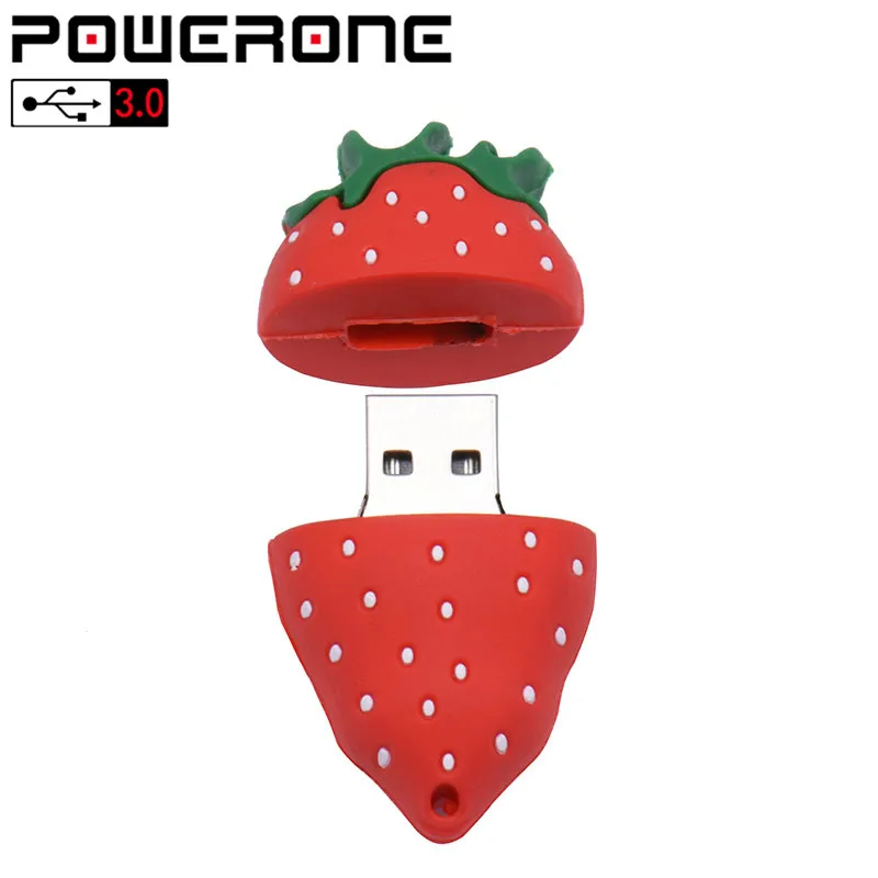 POWERONE USB 3 0 фруктовый детский ананас флеш накопитель карта памяти морковь Флешка 4