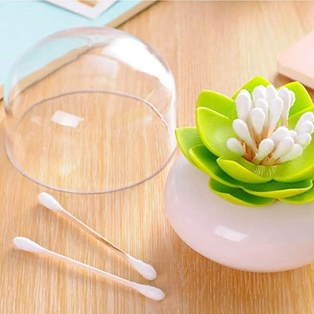 Креативная Подставка Для Зубочисток лотоса ватные тампоны коробка хлопок