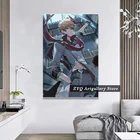 Настенные постеры Genshin Impact в виде тартаглии, искусство на холсте, постеры для гостиной, картина для спальни