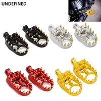 gold mx footpegs motorcycle footrests foot peg wide pedals for harley dyna softail road king sportster xl 883 1200 cvo fat boy