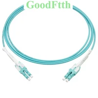 fiber patch cord jumper lc lc om3 duplex uniboot with pulling tab rod goodftth 20 100m