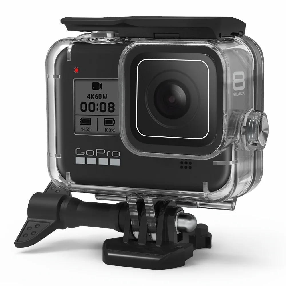 2019 Новинка 45 м подводный водонепроницаемый чехол для GoPro Hero 8 Черный Защитный