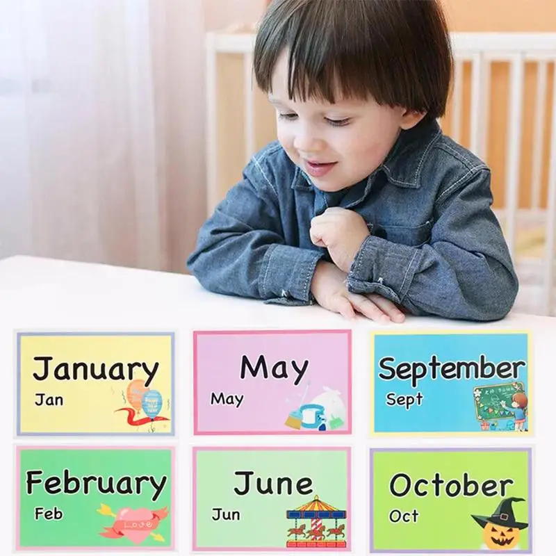 Монтессори английского изучение слов карты 12 шт. детей раннего обучения учебное