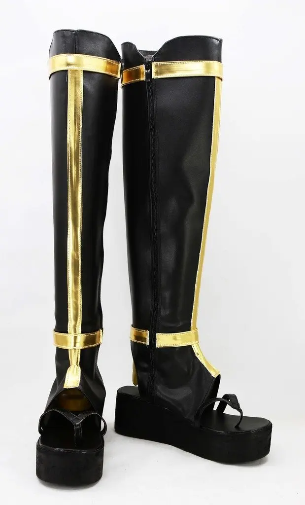 Онлайн-игра Touken Ranbu туфли для косплея цуруру кунинаги черные изготовленные на