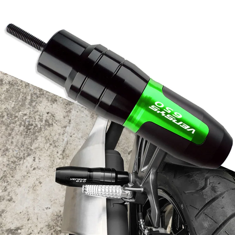 

For KAWASAKI VERSYS650 VERSYS 650 Motorcycle CNC Accessoires Falling protection Exhaust Slider Crash pad slider with logo
