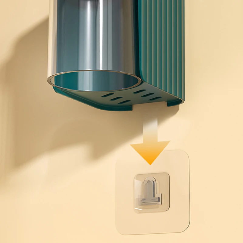 

Настенный держатель для зубной щетки и пасты, с магнитной чашкой