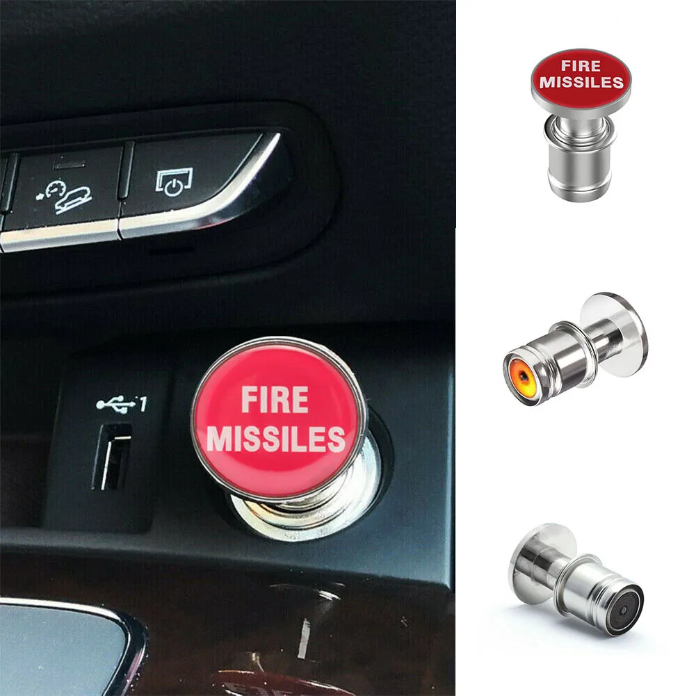Универсальная красная кнопка для прикуривателя зажигания запасные части