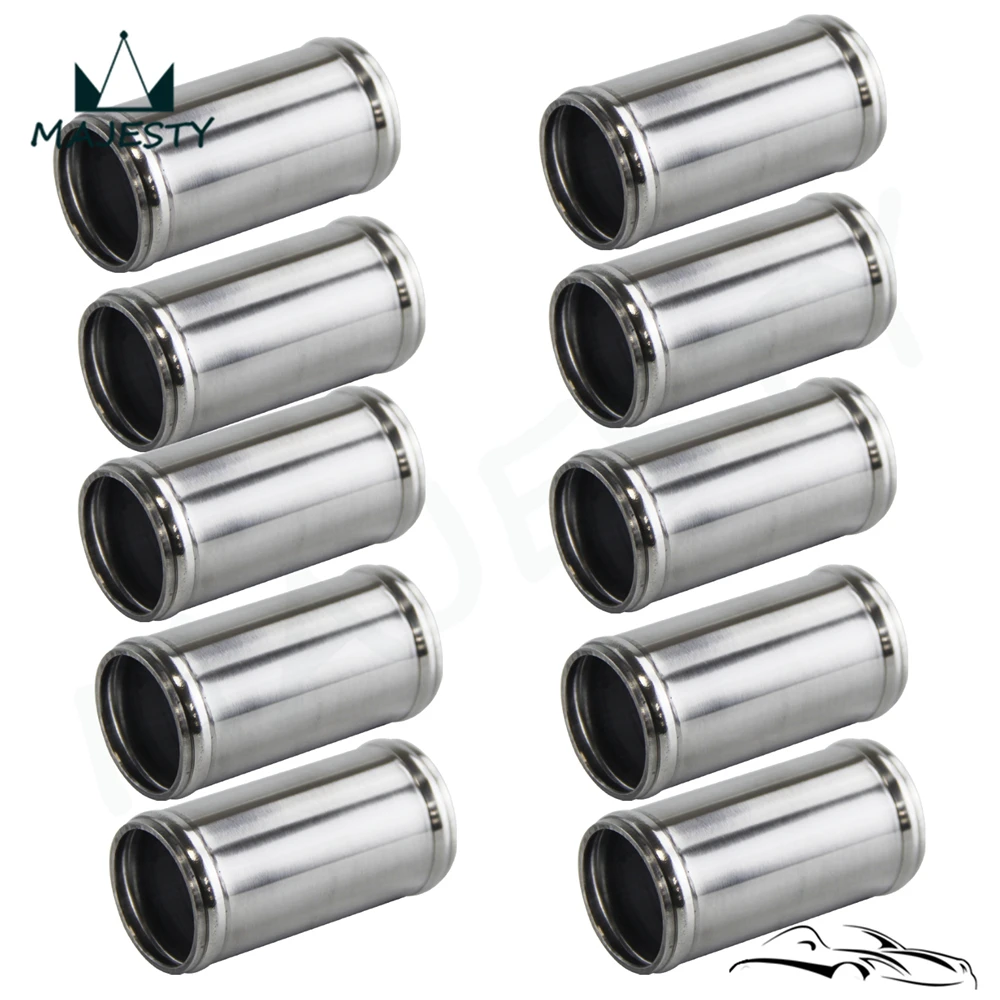 1.5'' 38mm Aluminum Hose Adapter Tube Joiner Pipe Coupler Connector 10PCS L=3'' |