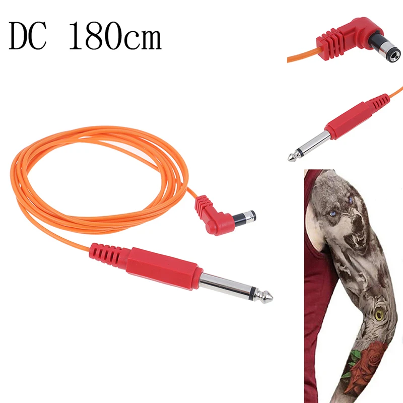 

180 см тату питания зажим шнур для DC для Flite V2 картридж тату ручка роторная машина татуировки крюк линия татуировки Переключатель педаль