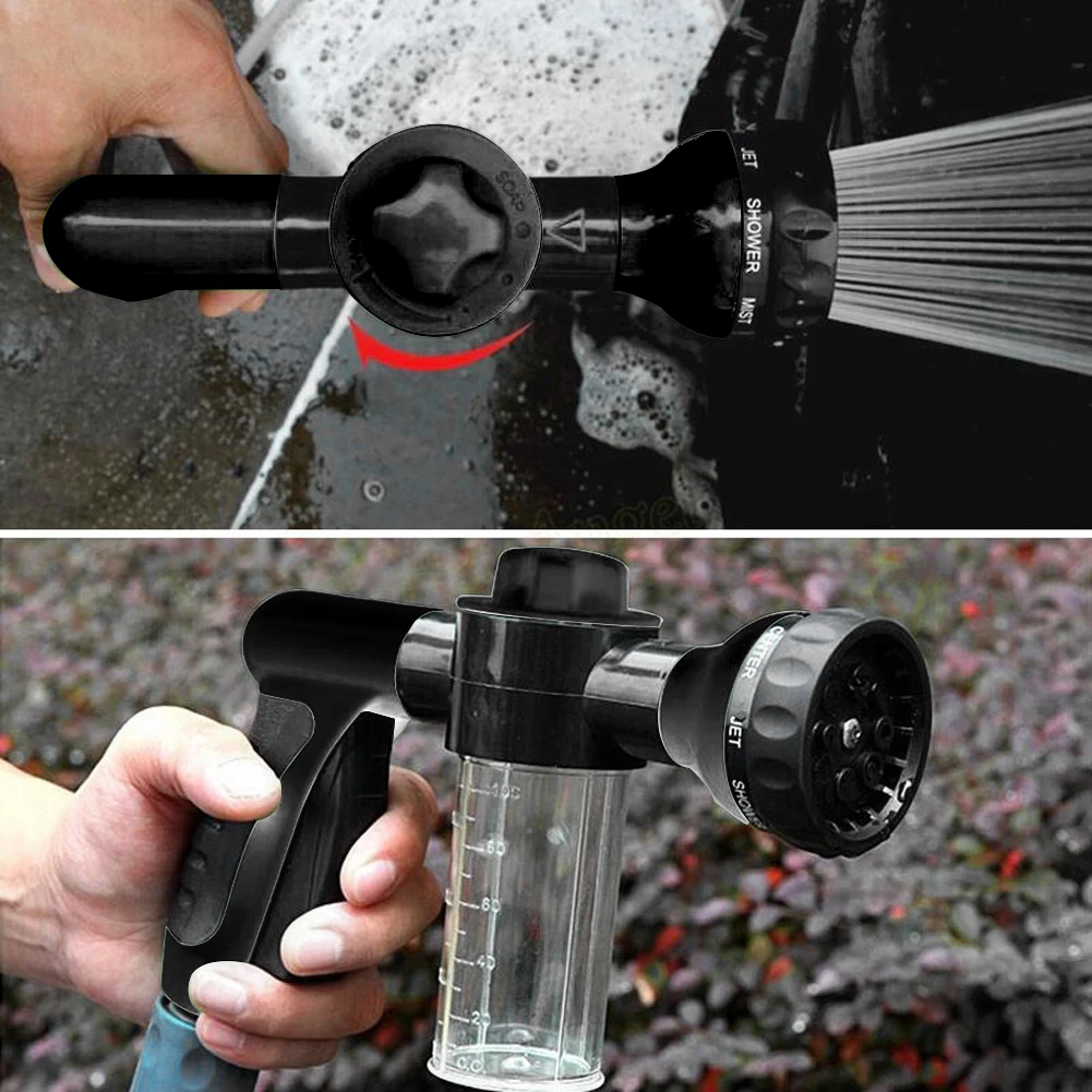 

Portable Auto Foam Lance Water Gun High Pressure 3 Grade Nozzle Jet Car Washer Sprayer Cleaning Tool Automobiles Wash Tools