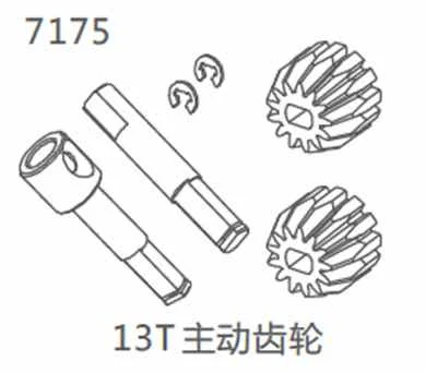 Запчасти для ZD Racing 1:10 10427-S 10421-S 10423-S 9102 9103 9105 9106-S активная передача фитинговая