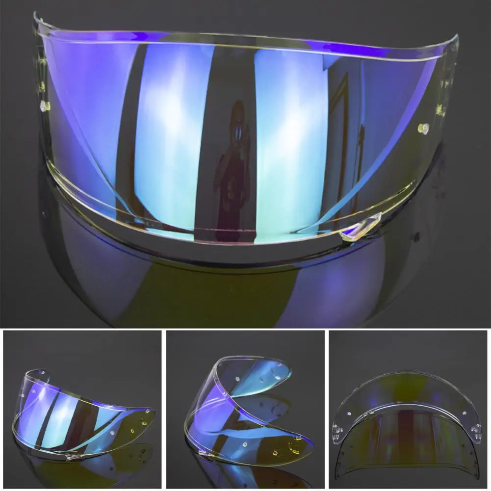 

Useful Full-face Visor Windproof Rainproof Motorbike Helmet Lens Motorcycle Helmet Lens for Highway Riding Helmet Visor