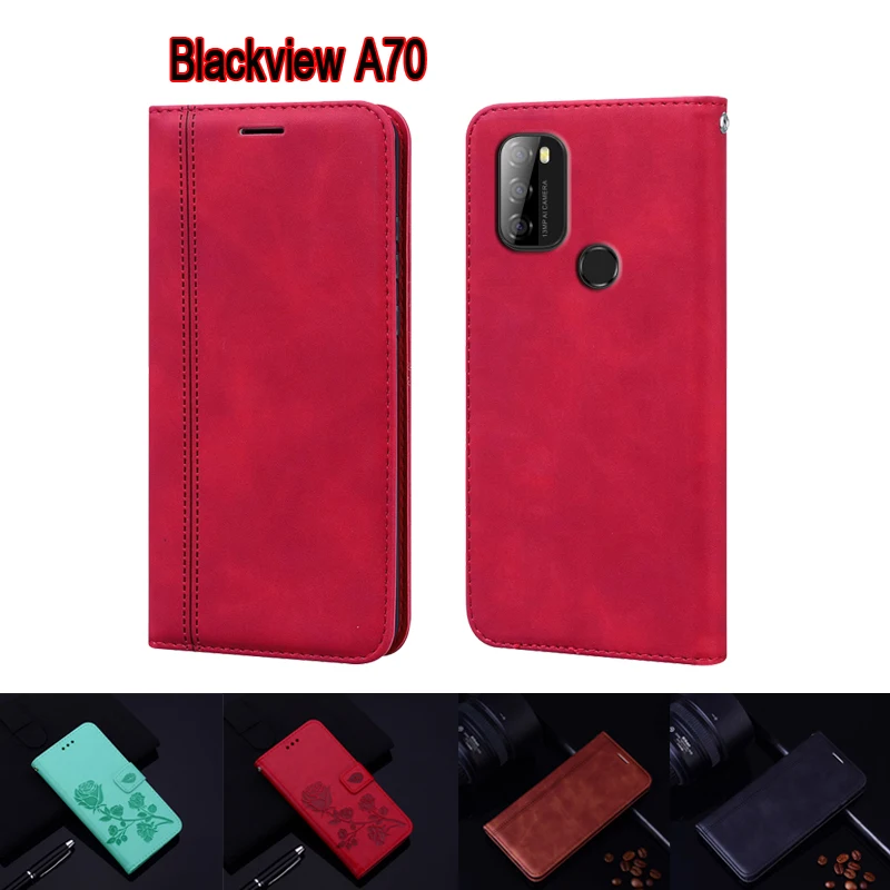 

Leather Book For Blackview A70 Case Flip Cover Funda For Blackview A 70 Case Wallet Phone Protective Shell Hoesje Etui Coque Bag