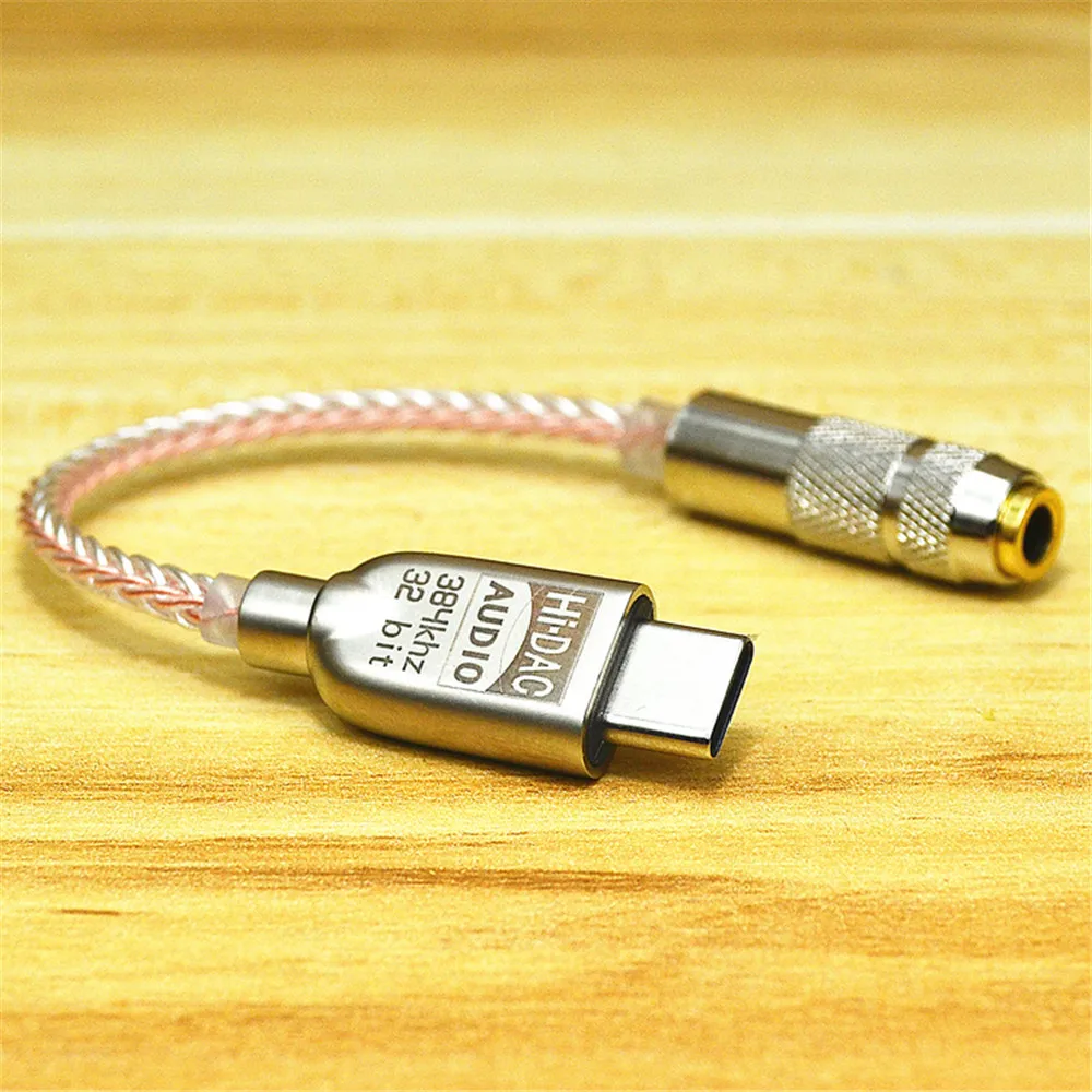 LXDAC DAC ALC5686/ES9280C USB C DAC אוזניות מתאם 32bit386kHz Hifi DSD600ohm גבוהה מגבר-סוג C כדי 3.5mm שקע