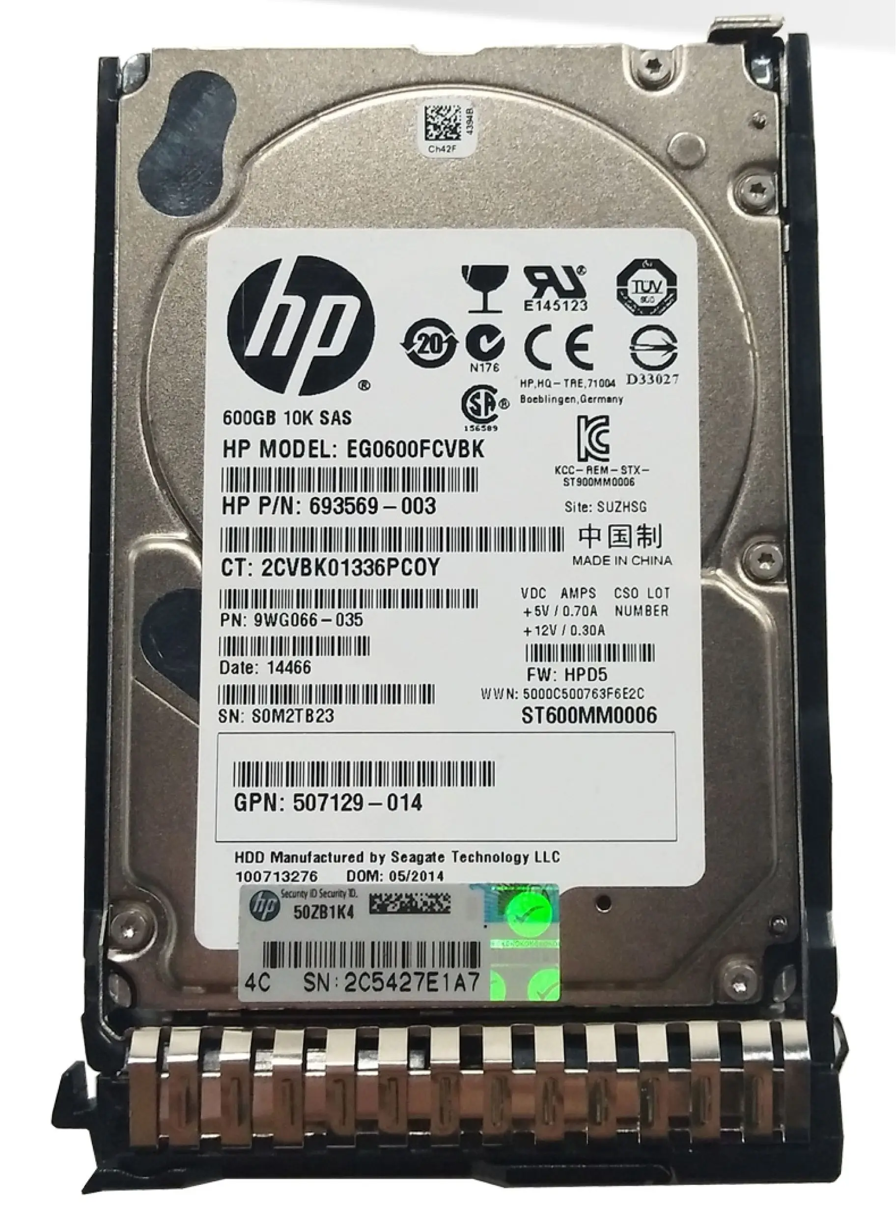 652583-B21 653957-001 600 ГБ 6G SAS 10K rpm SFF (2 5 дюйма) SC Enterprise | Компьютеры и офис