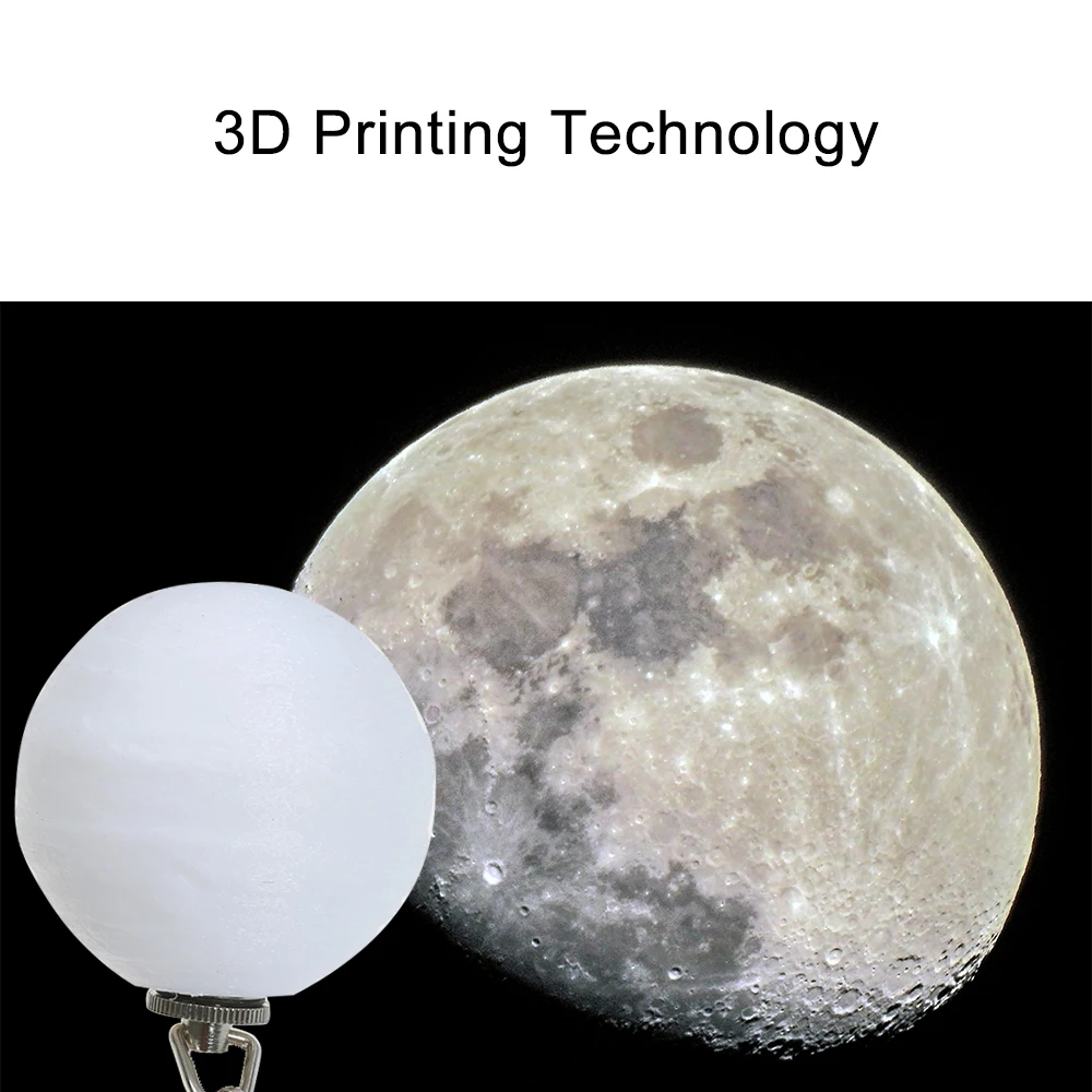 3D печать ночной Светильник брелок креативный череп светильник Красочный