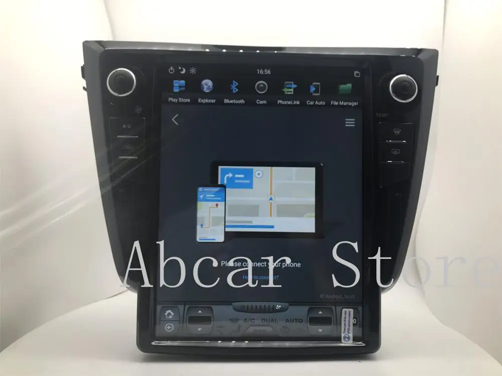 12 1 Tesla style Android 9 0 автомобильный dvd плеер GPS навигация для Nissan X TRAIL Qashqai Rouge 2013 2019 PX6
