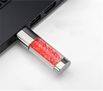 

Diamond Crystal Pen Drive 32GB Usb Flash Drive Popular Flash Memory Card 4G 8G 16G Pendrive 64G 128G 256GB usb stick flash drive