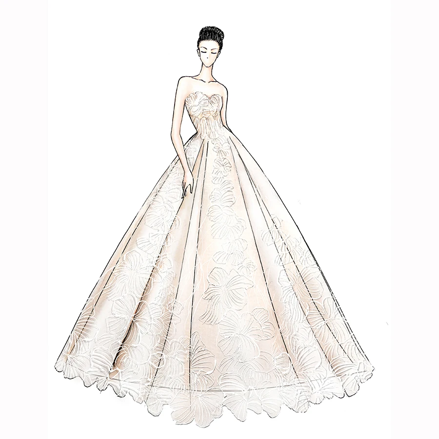 Горячая Распродажа розовое атласное свадебное платье с открытыми плечами