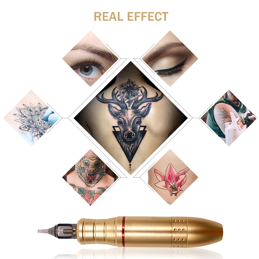 BMX тату ручка роторная машина и перманентный макияж Мощный мотор иглы картриджи