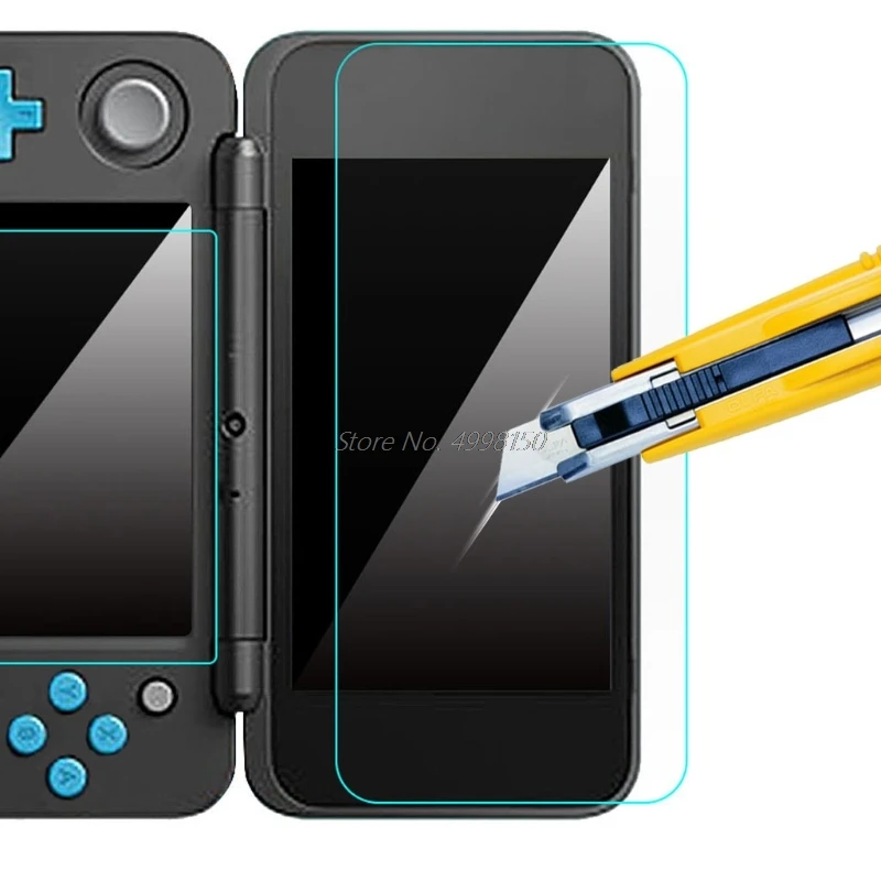 1 комплект защита экрана из закаленного стекла для Nintendo New 2DS XL/LL 2DSXL/2DSLL Прямая