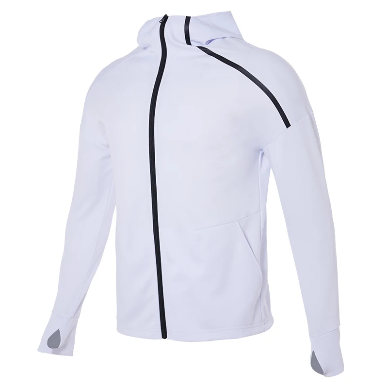 Vansydical, мужские спортивные куртки, спортивные куртки с капюшоном, на молнии, с длинным рукавом, Осень-зима, для улицы, для фитнеса, тренировки, бега, спортивная одежда, топы - Цвет: MBF9227